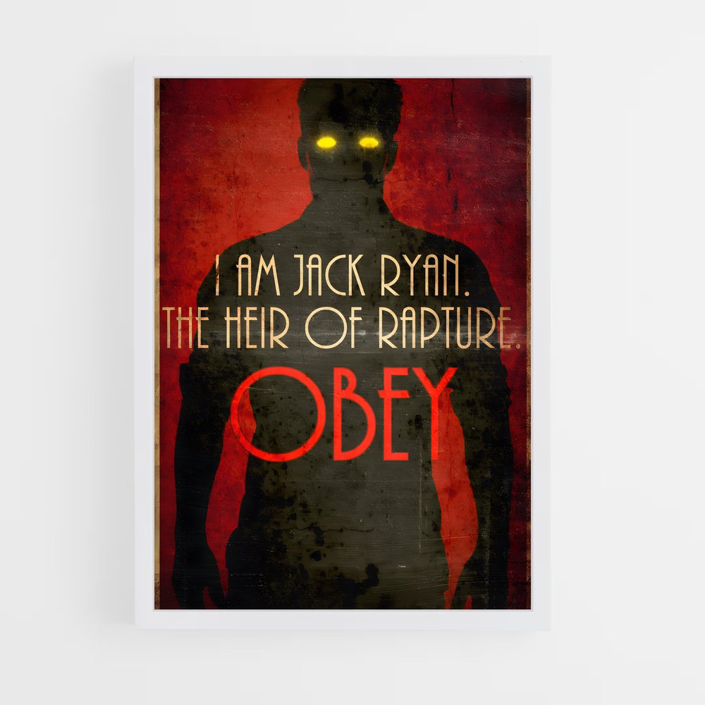 Poster La Traque de Jack Ryan – affiche Bioshock (vue 3)